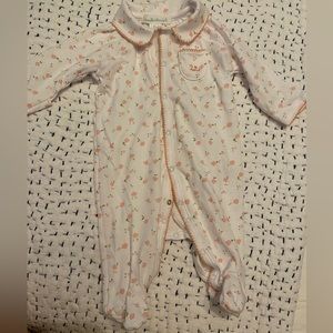 Footed snap onesie